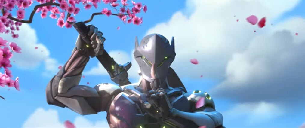 Overwatch Genji Without Mask Art